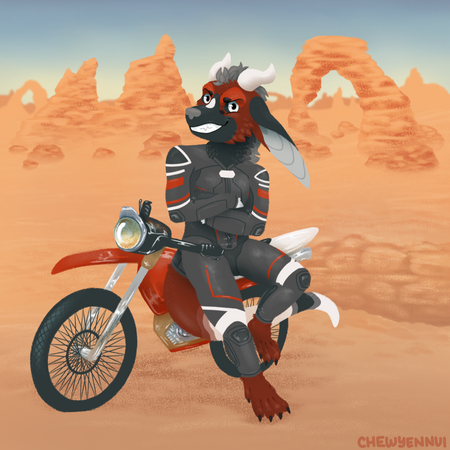 fullbody anthro scene